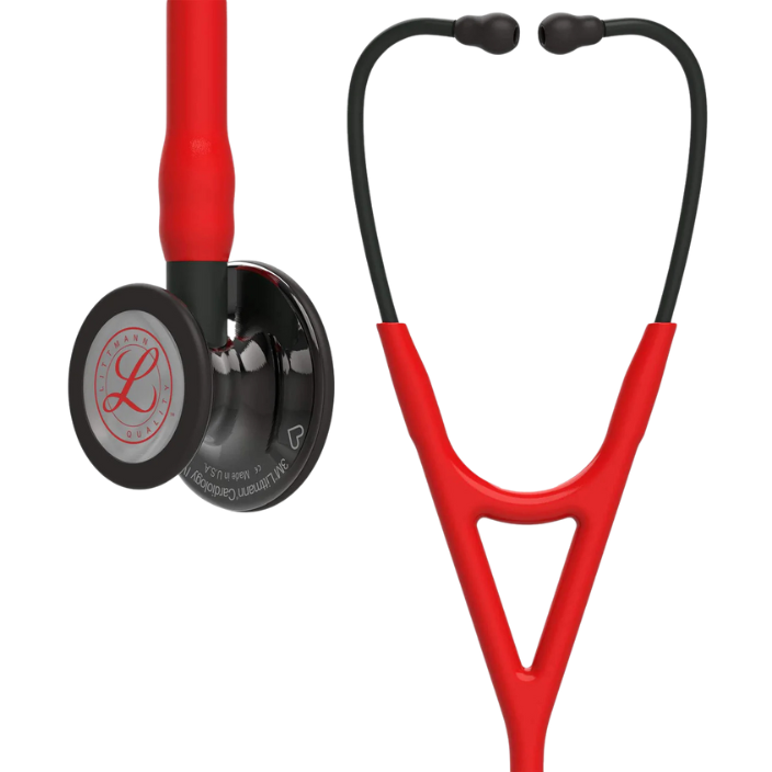 3M™ Littmann® Cardiology IV™ Stethoscope, 6182, Diagnostic Stethoscope, Limited Edition, Red Tube