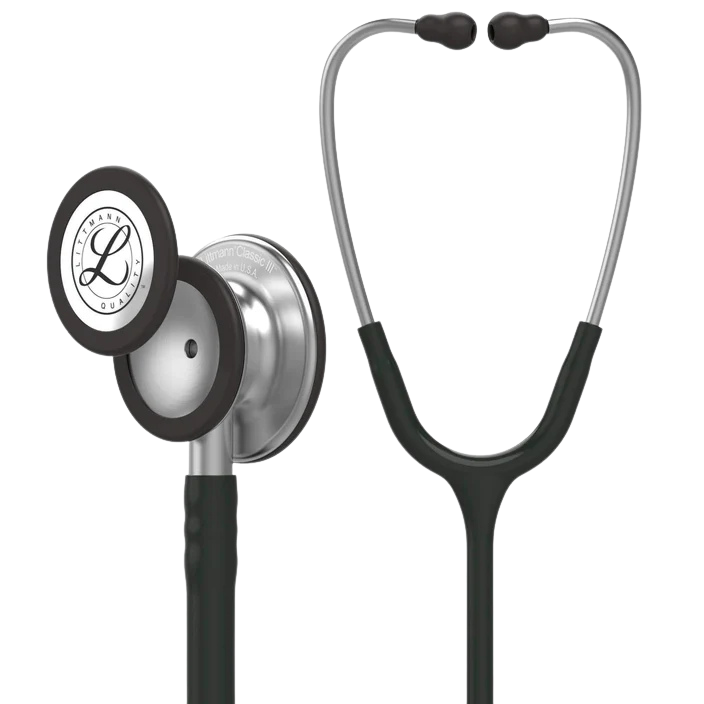3M™ Littmann® Classic III™ Stethoscope, 5620, Standard-Finish Chestpiece, Black Tube
