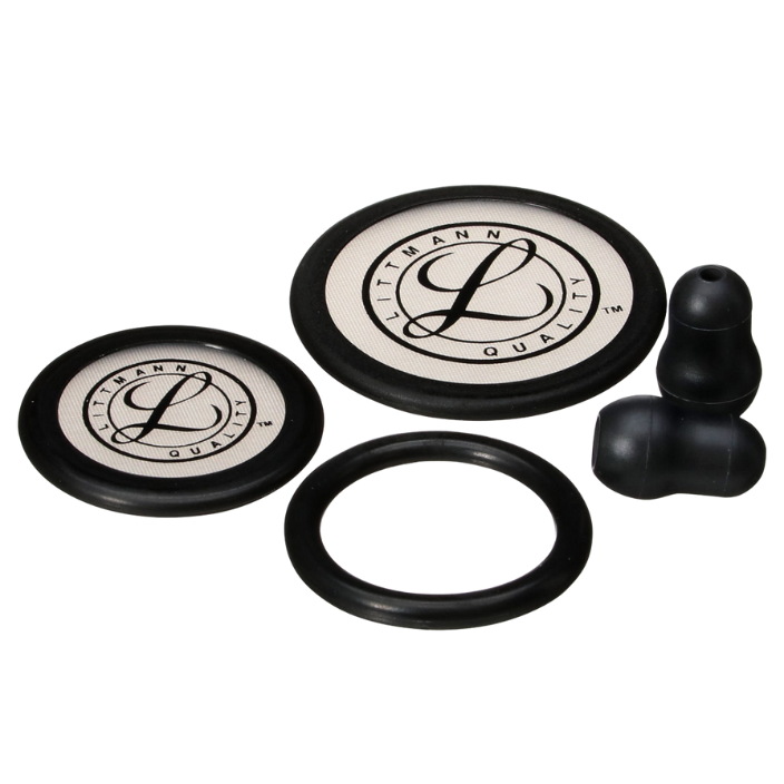 3M™ Littmann® Stethoscope Spare Parts Kit, Classic III™ and Cardiology IV™, Black, 40016