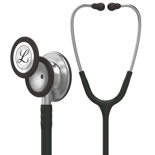 3M™ Littmann® Classic III™ Stethoscope, 5620, Standard-Finish Chestpiece, Black Tube