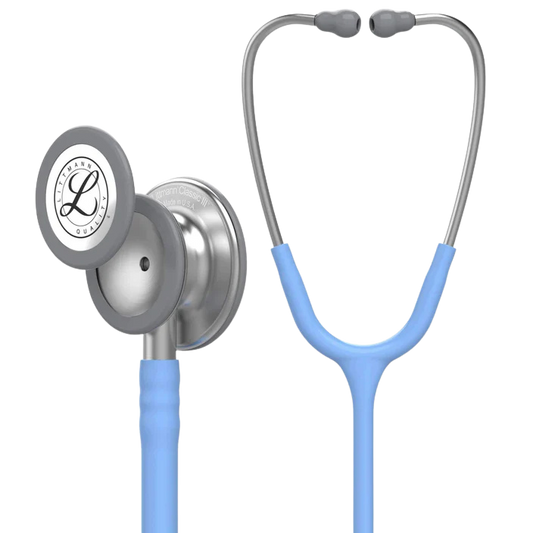 3M™ Littmann® Classic III™ Stethoscope, 5630, Standard-Finish Chestpiece, Ceil Blue Tube