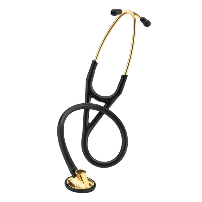 3M™ Littmann® Master Cardiology™ Stethoscope, 2175, Brass-Finish Chestpiece, Black Tube