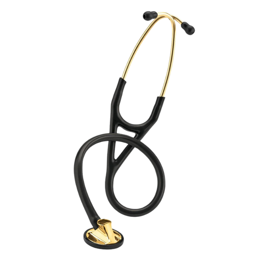 3M™ Littmann® Master Cardiology™ Stethoscope, 2175, Brass-Finish Chestpiece, Black Tube