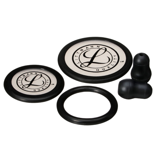 3M™ Littmann® Stethoscope Spare Parts Kit, Classic III™ and Cardiology IV™, Black, 40016