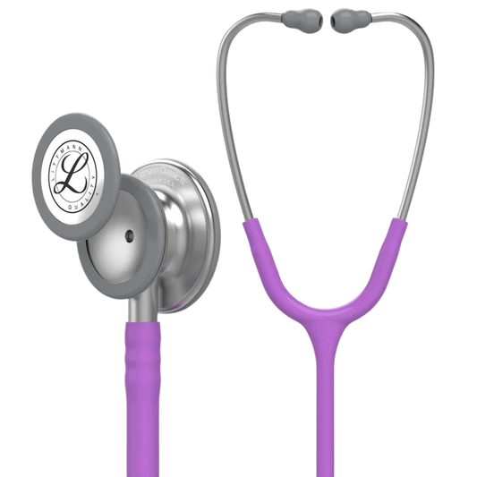 3M™ Littmann® Classic III™ Stethoscope, 5832, Standard-Finish Chestpiece, Lavender Tube